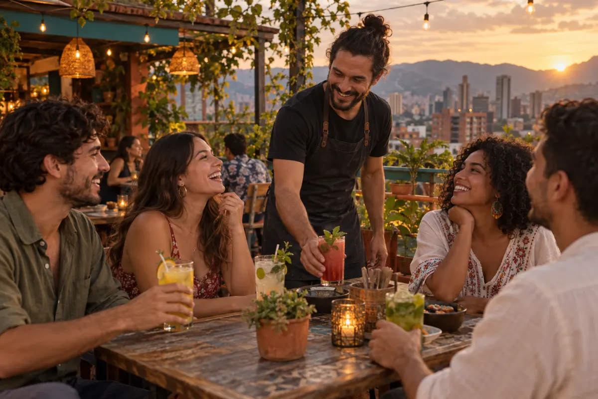 Una terraza para comer y compartir